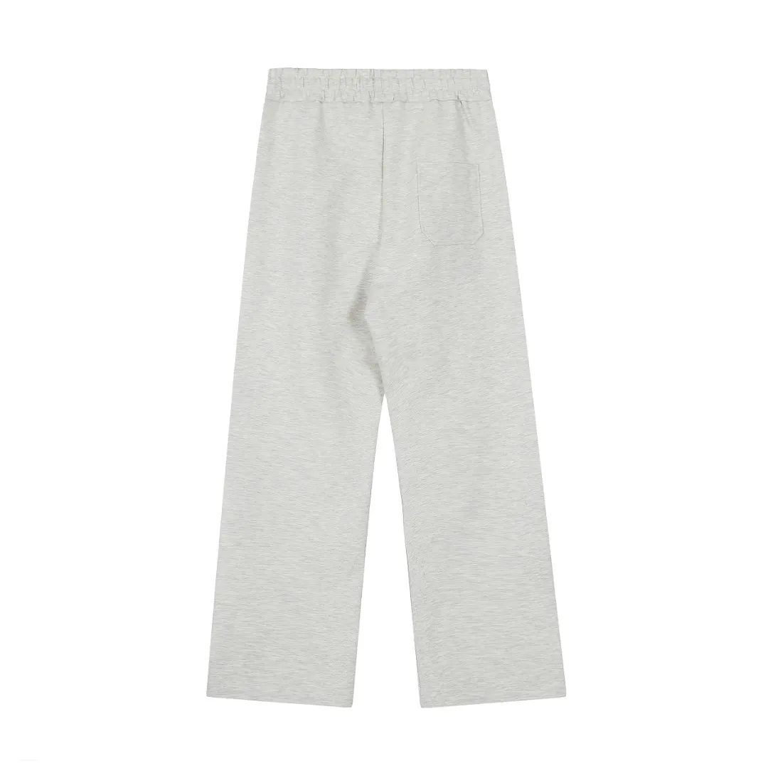 🅿️250 "Top quality" Style number: T7002# [Ralph Lauren solid color pony embroidered logo simple casual wide-leg trousers] ✅Ralph Lauren classic basic versatile unisex wide-leg spliced couple straight trousers ✅Brocade and cotton Roman cloth splicing technology ✅The version is restored to the original single The maximum size can be worn up to 170 pounds Loose, comfortable and stress-free ✅The upper body is simple and easy to match ootd must-have Good-looking clothes are never chosen by anyone. A must-have in couples’ wardrobes. Size: S-XL. Color: floral gray, black, yellow, and fruit green.